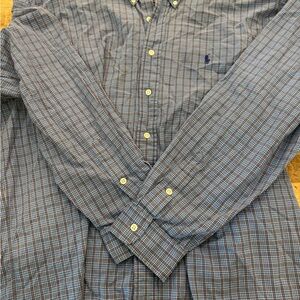 Polo Ralph Lauren Blue Plaid Button Down Shirt